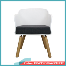 Hotel Living Room Furniture Plastic with Cushion Sofa Wooden Chair